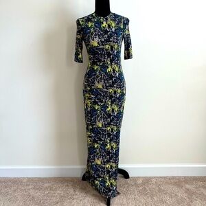 Monki Body Hugging long dress women’s size XS